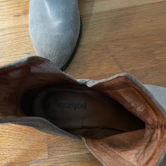 Jeffrey Campbell muskrat booties. Neutral color - Picture 3 of 5